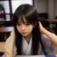 用户社会学系阿珏头像，女性，学生气质